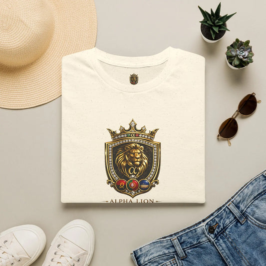 Alpha Lion Crest  T-Shirt Printify