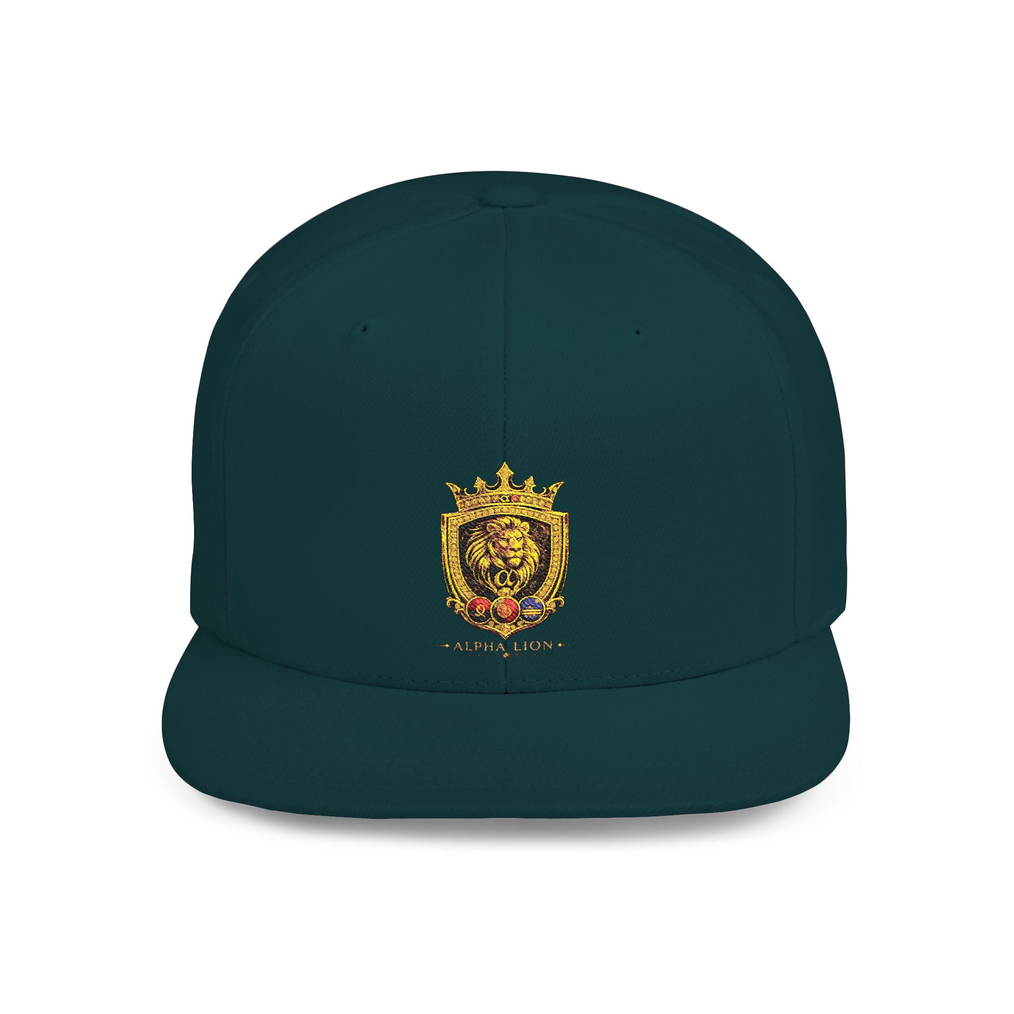 Gold Lion Crest Snapback Hat
