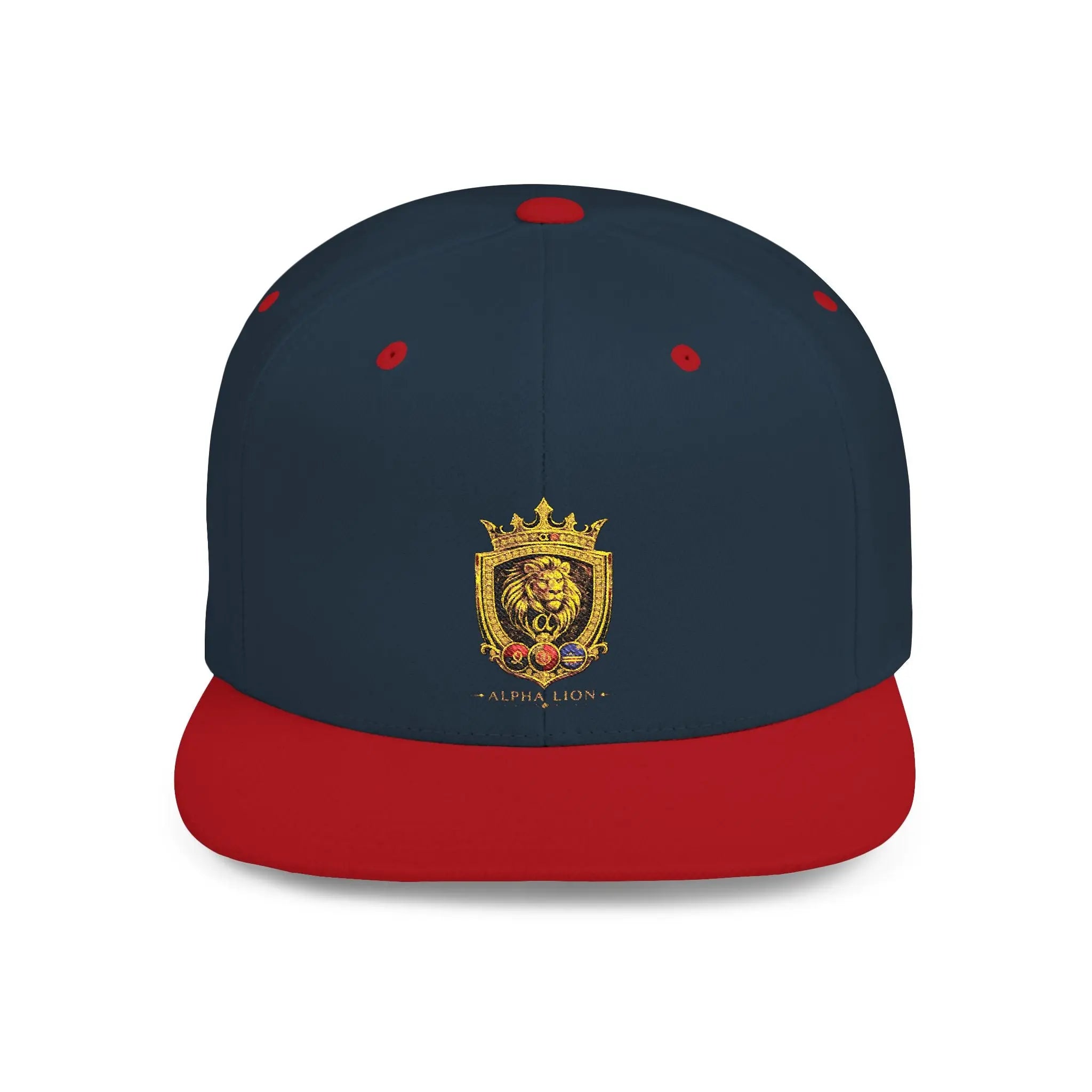 Gold Lion Crest Snapback Cap Printify