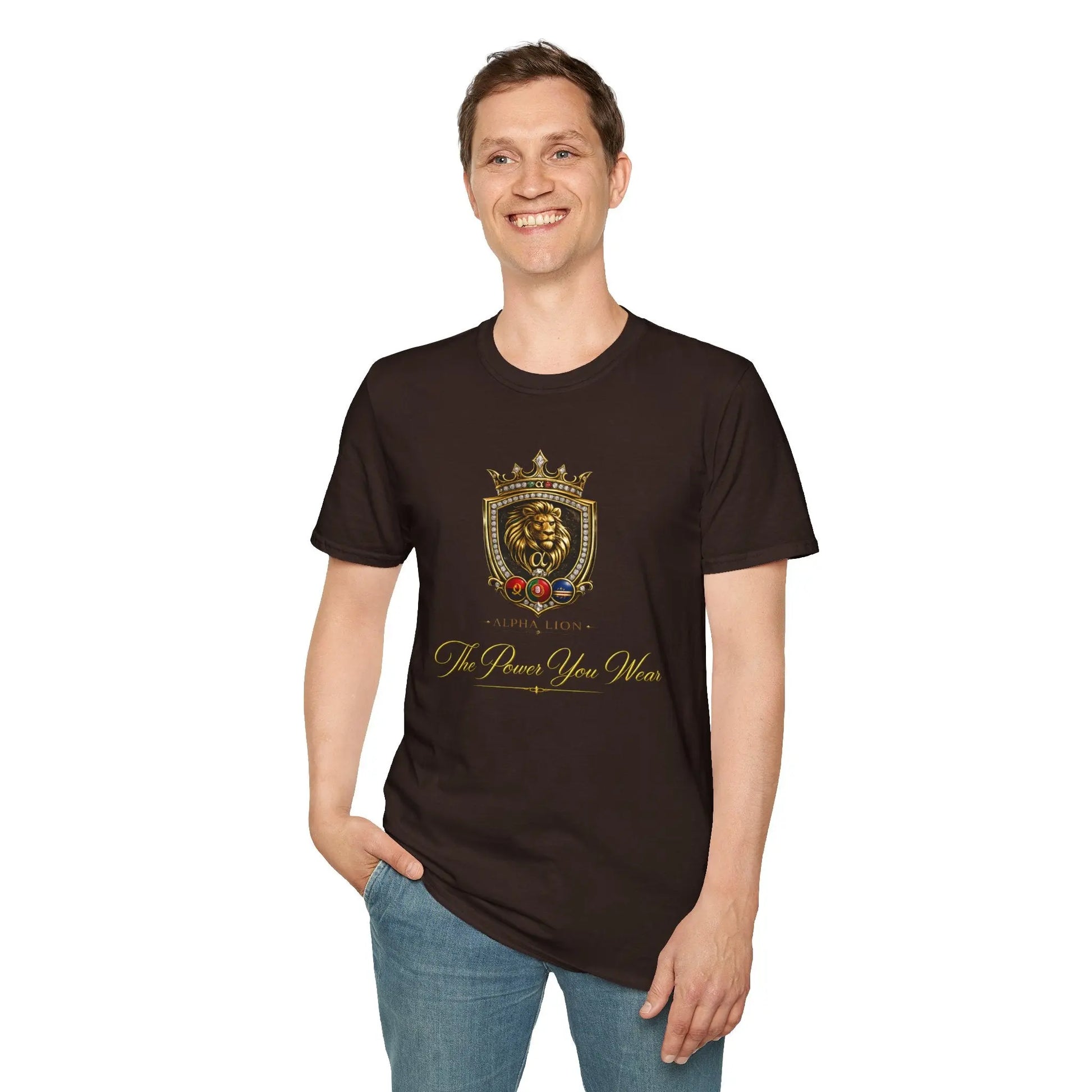Alpha Lion Crest  T-Shirt Printify