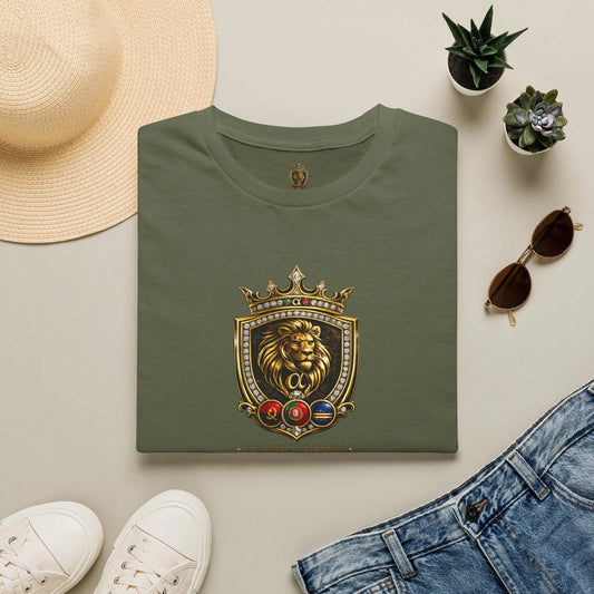 Alpha Lion Crest  T-Shirt Printify