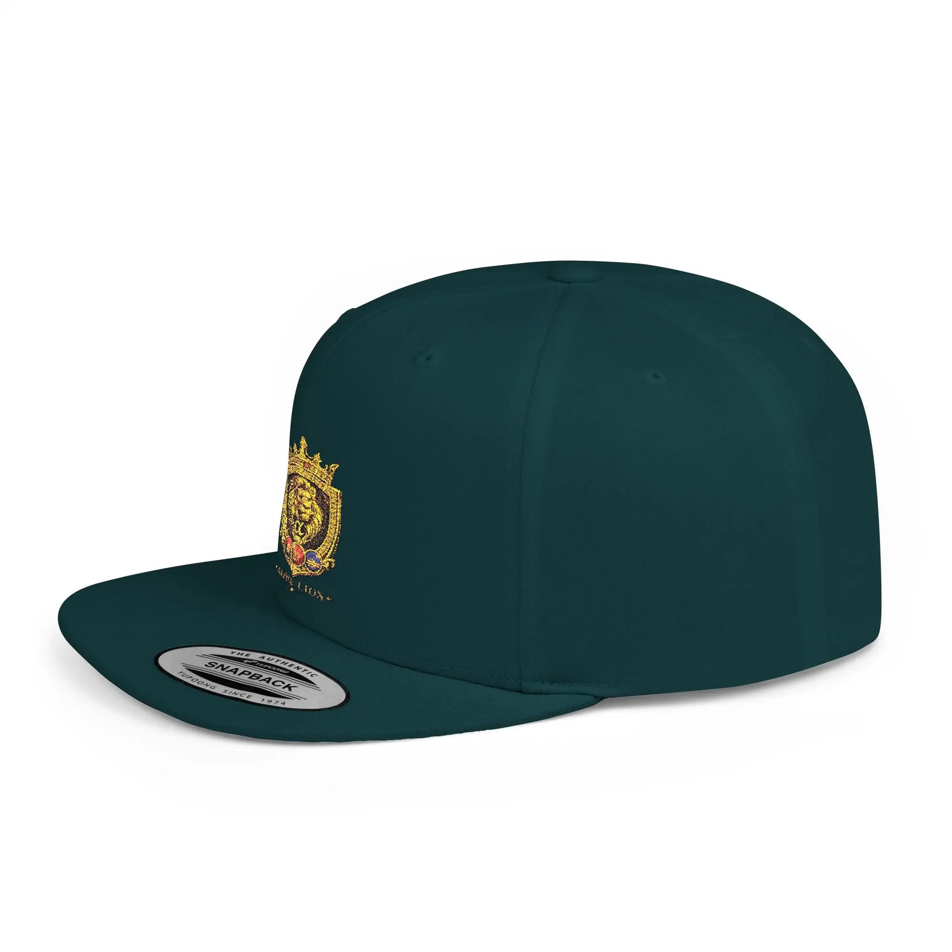 Gold Lion Crest Snapback Cap Printify
