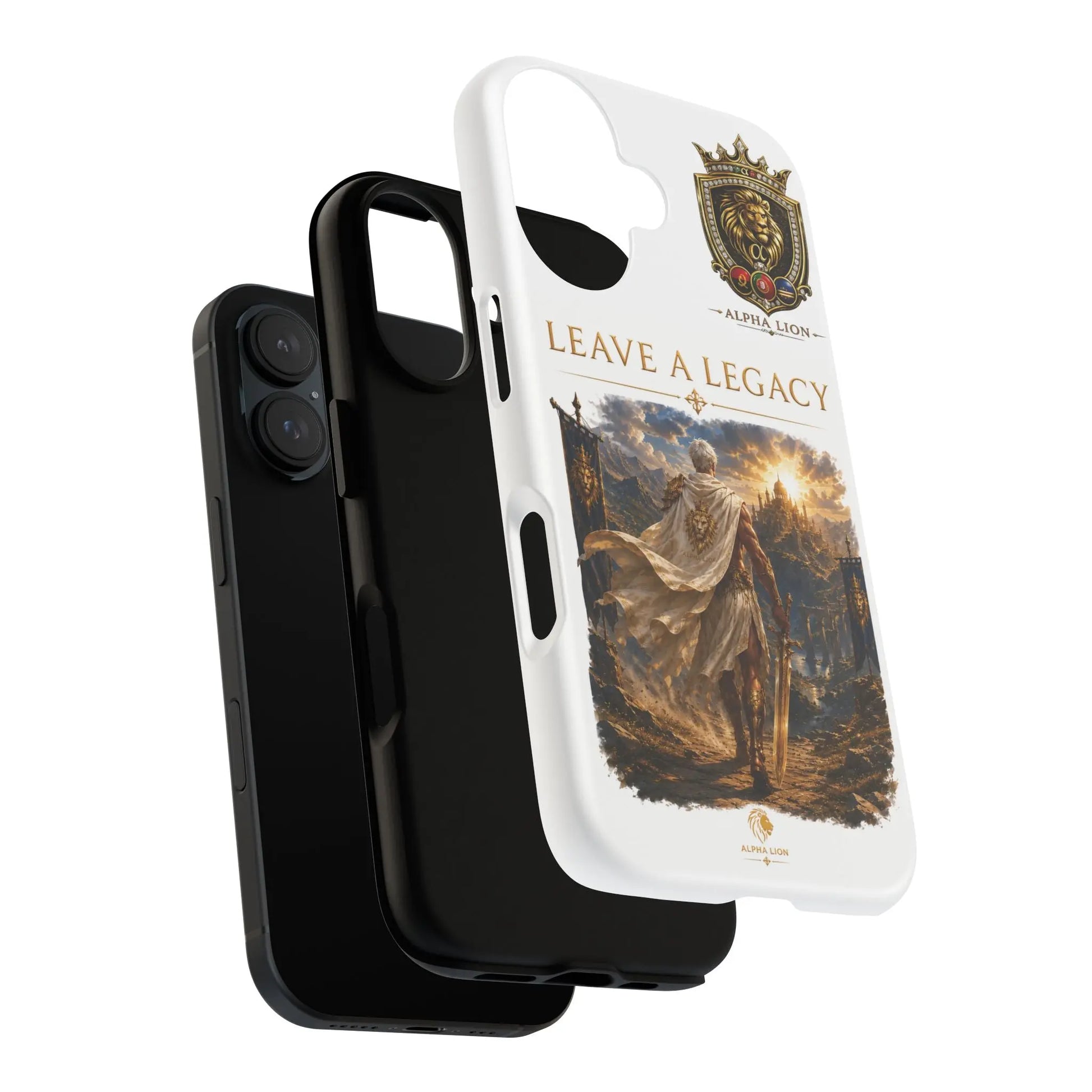 Leave a Legacy Phone Case — Knight & Crest Protective iPhone Cover Printify