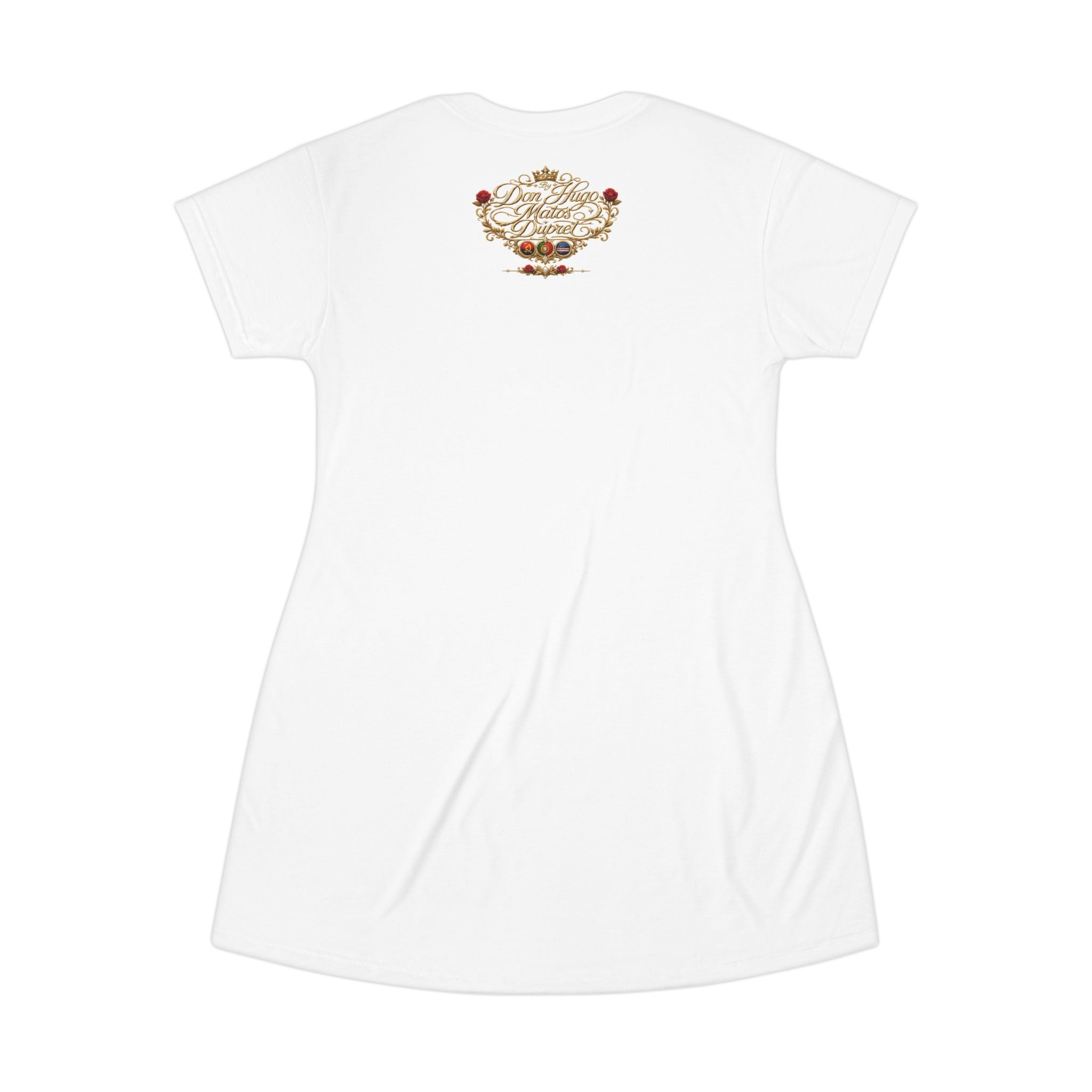 Löwen-T-Shirt-Kleid (AOP)